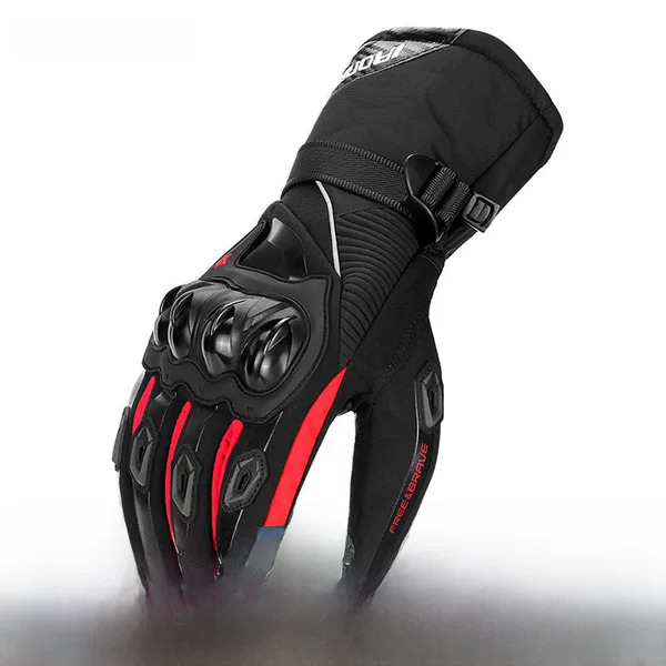 Motorcycle Winter Gloves, Anti-Slip Electric Vehicle Riding Gloves, Waterproof and Warm Motorcycle Winter Gloves