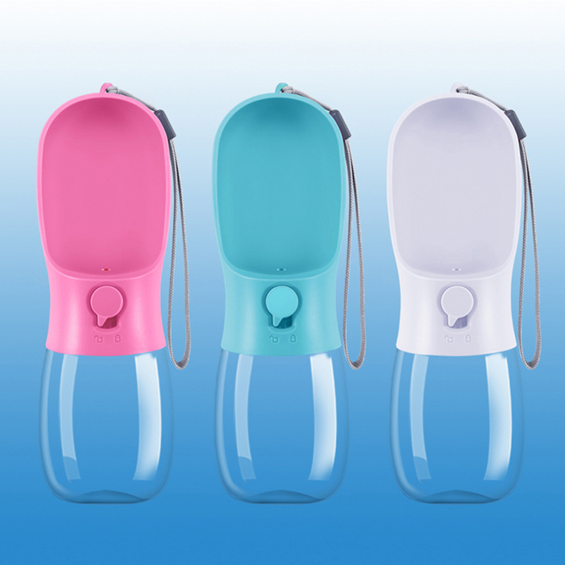 Procesamiento de tazas para mascotas personalizadas, tazas de agua portátiles, botellas de agua para viajes al aire libre, con elemento filtrante, tazas para beber para mascotas