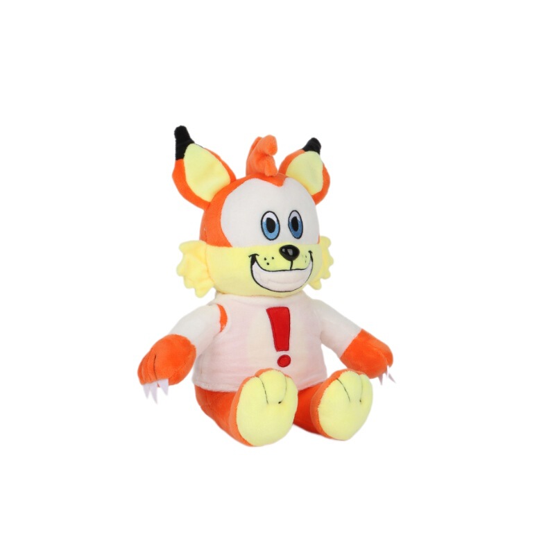 跨境新品bubsy plush超级大笨猫巴比斯游戏周边毛绒玩具公仔娃娃|undefined