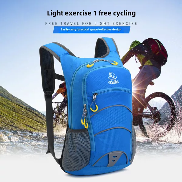 Cross-Border Outdoor Backpack, Large Capacity, Fashionable, Versatile, Breathable Cycling Backpack, Portable Sports, Leisure, Travel, Mountaineering Bag