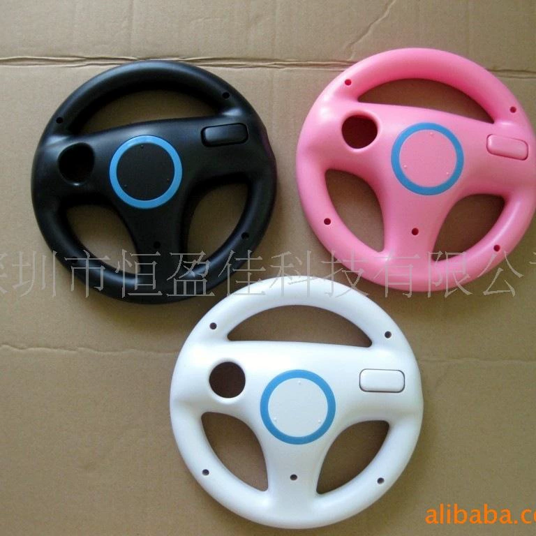 Руль (Wii) Mario Racing Wheel, пластик, совместим с MotionPlus, несколько цветов