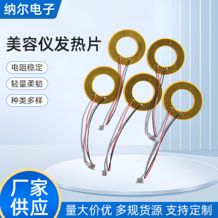 Beauty instrument PI electric heating film heating sheet 6Ω heating film constant temperature heating sheet high temperature PET electric heating plate manufacturers wholesale