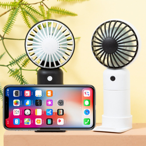 Wholesale handheld fan mini usb charging gift silent desktop cute portable contrast color handheld small fan
