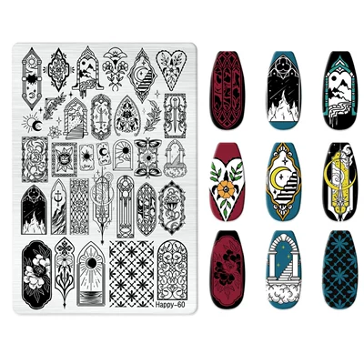 Dırnaq bəzəkləri, Cat Nail Art Bow Cartoon - happy-060-with-back-plate