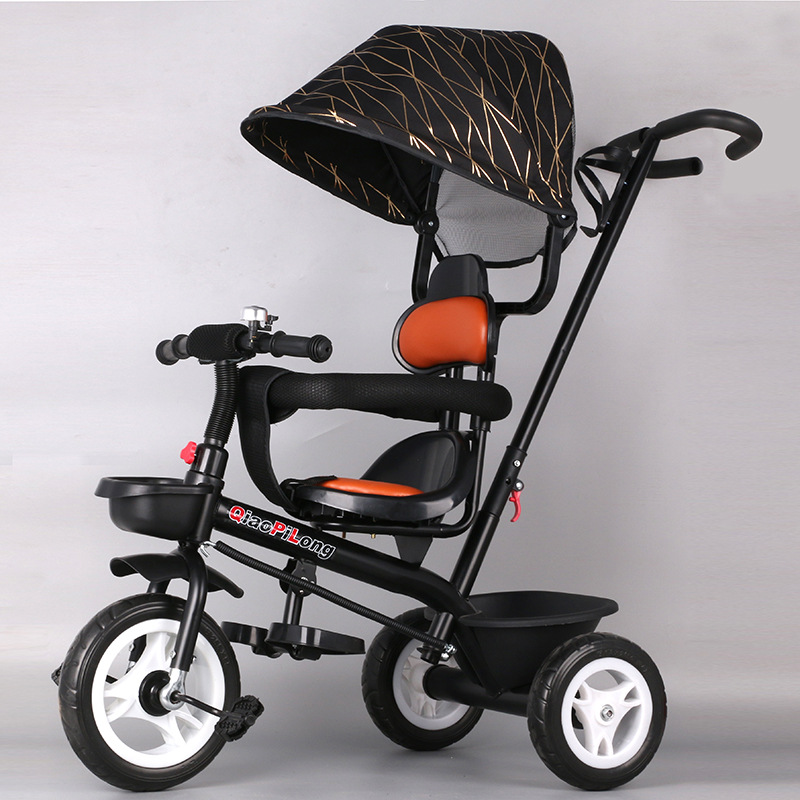 Children's Tricycle Bicycle--Large Lightweight Baby Stroller Baby Bicycle 1-3-6