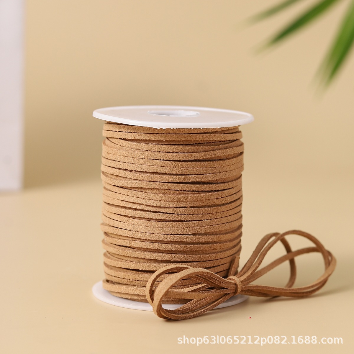 Cuerdas de piel de ciervo 50 yardas cuerdas de trenzado cuerdas de tracción cuerdas de lana cuerdas de vaca decoración hechas a mano DIY cuerdas de trenzado caja de regalo cinta de embalaje