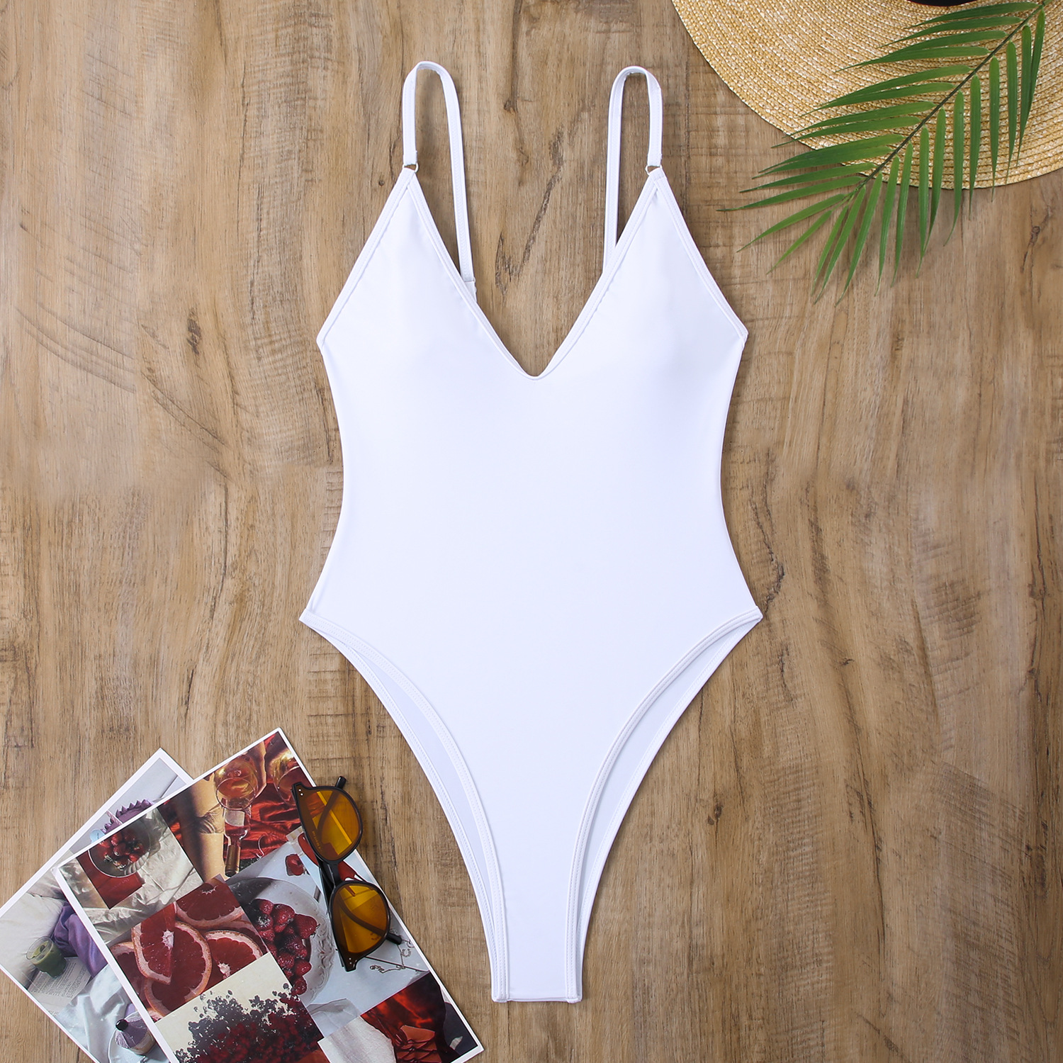 Women's Sexy Solid Color 1 Piece One Piece Swimwear display picture 16