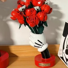 クリエイティブミッキーグローブミッキーハンド花瓶デスクトップリモコン収納装飾品デスクパーソナライズされた装飾装飾品