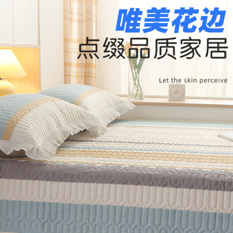 2025 nuevo juego de tres piezas de cubierta de cama 2023 nuevo estilo de cubierta de cama de algodón tatami sábana especial cubierta de kang universal para todas las estaciones