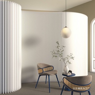 Folding Screen Can Be Used as an Office Screen, a White Background Paper Wall, a Live Broadcast Partition Prop, a Wallpaper Divider