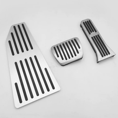 Lantu dreamer/bosom friend/Lantu FREE accelerator pedal brake stainless steel non-slip main driving pedal (Dekorativ pedal başlıqları) - dreamer-stainless-steel-accelerator-brake-aluminum-alloy-rest-pedal-3-piece-set