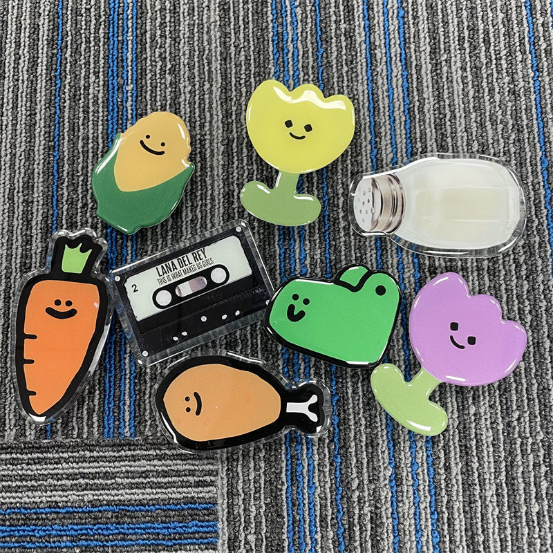 Korean ins blogger with cartoon niche fun Tulip tape bulb mobile phone airbag telescopic bracket