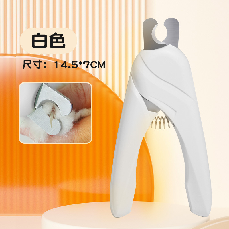 Nuevos cortaúñas para mascotas, mascotas gravitacionales, led, línea de corte de sangre, cortaúñas para gatos, perros, gatos, alicates, tijeras