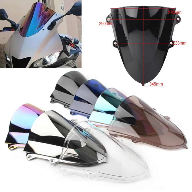 Suitable for Yamaha YZF R15 V3 2017-2020 motorcycles: front windshield, windscreen, and visor