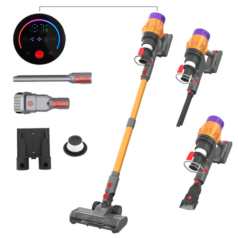 Tecnología flash V18 accesorios de eliminación de ácaros tubo telescópico celda de filtro cepillo rodante cepillo eléctrico un lote de limpiador de polvo