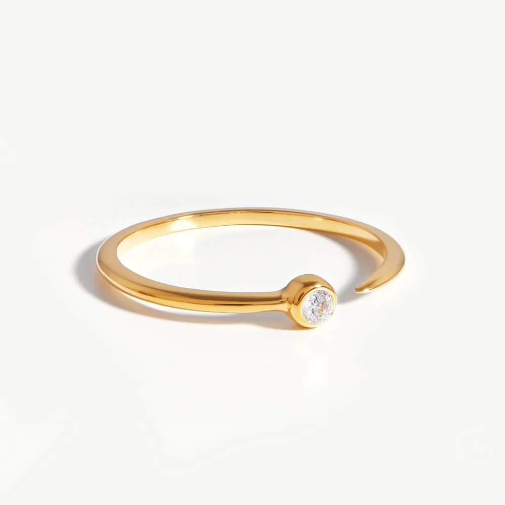 All Seasons Season Women's Gender Wholesale Jewelry Elegant Modern Style Geometric Copper Zircon Inlay Open Rings