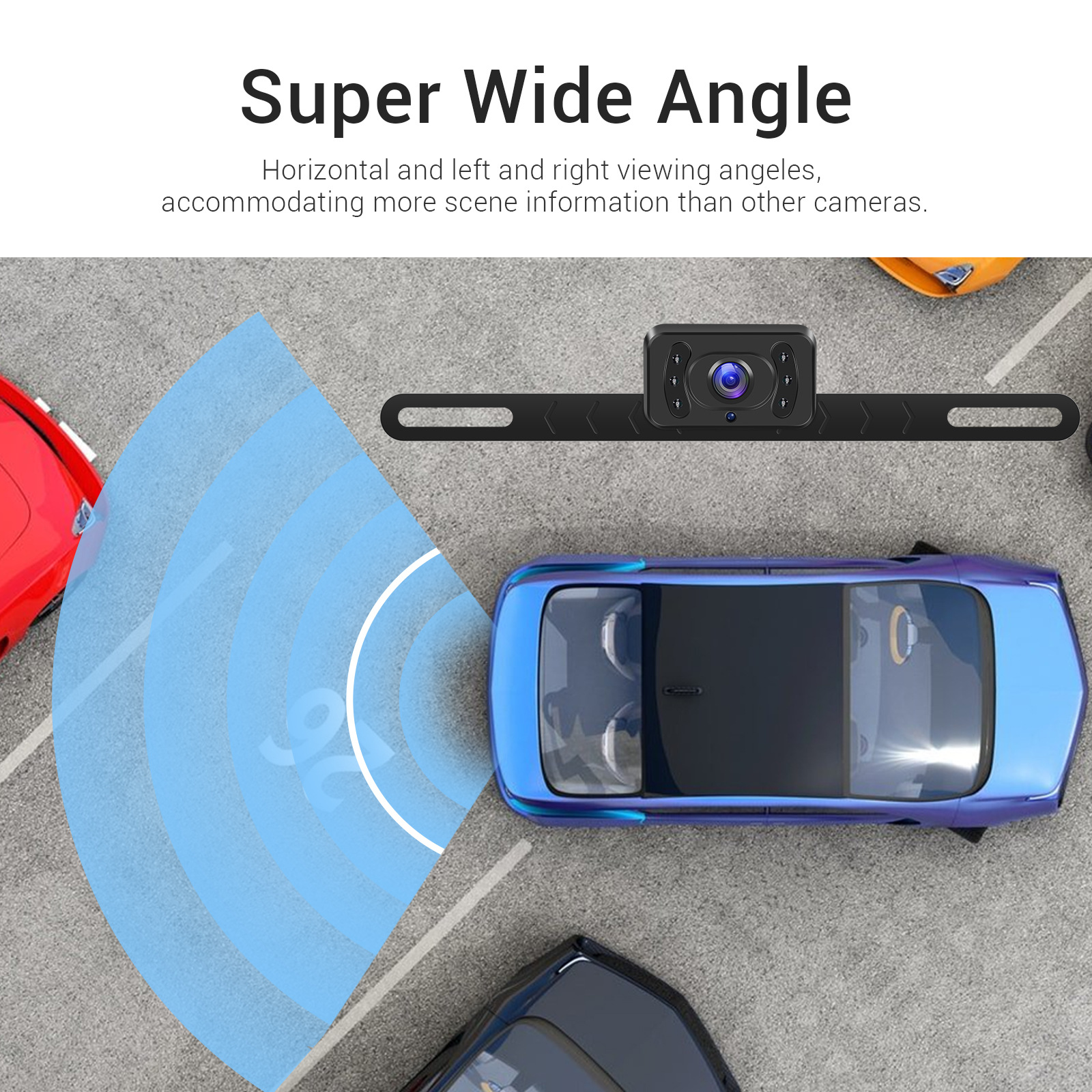 Cross-border 5inch HD AHD Car Monitor Digital Wireless Single-Channel Video Input Reverse Rearview Camera