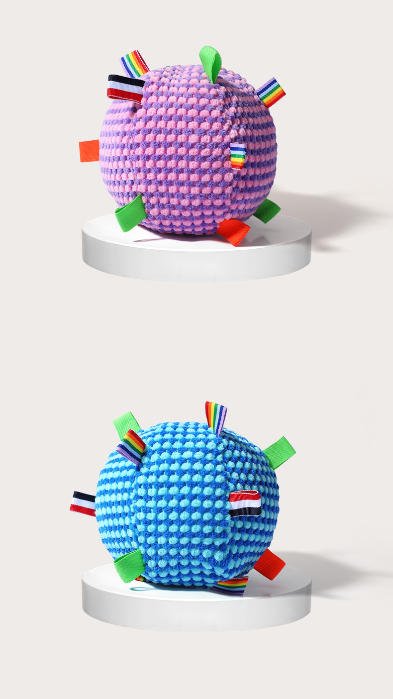 Balle à mâcher durable et roulante pour chiens et chats jouet_voghion.com