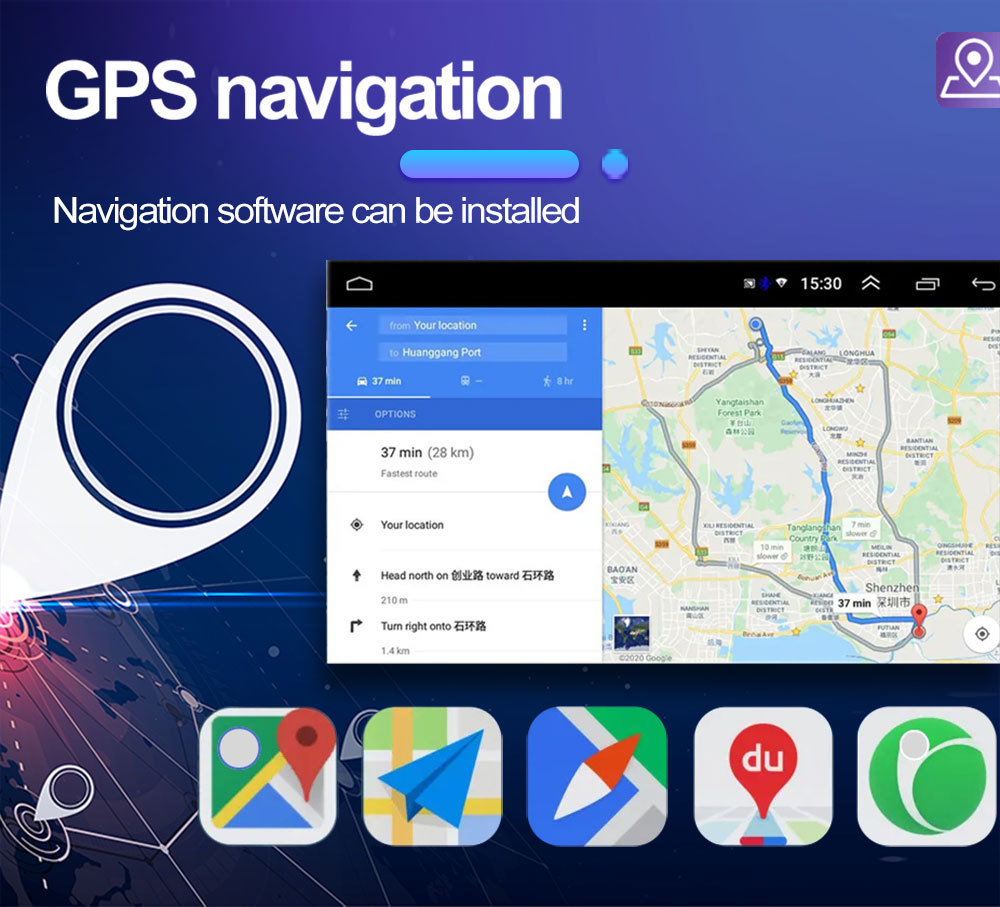 Suitable for 7inch Peugeot 207Cc Android Car Gps High-Definition Screen Mp5 Bluetooth Navigation All-In-One Carplay