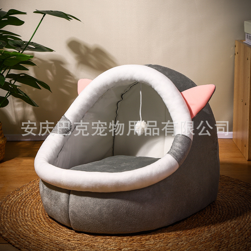 Nido de oreja de gato rosa