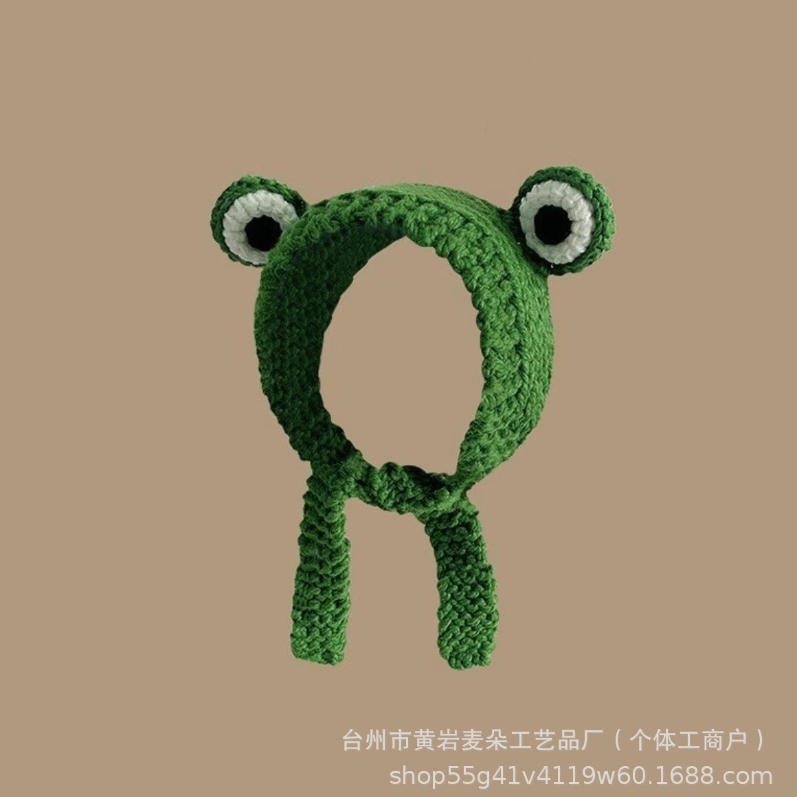 할로윈 몬스터 코바늘 뜨개 모자 귀달이 니트 파티 소품
