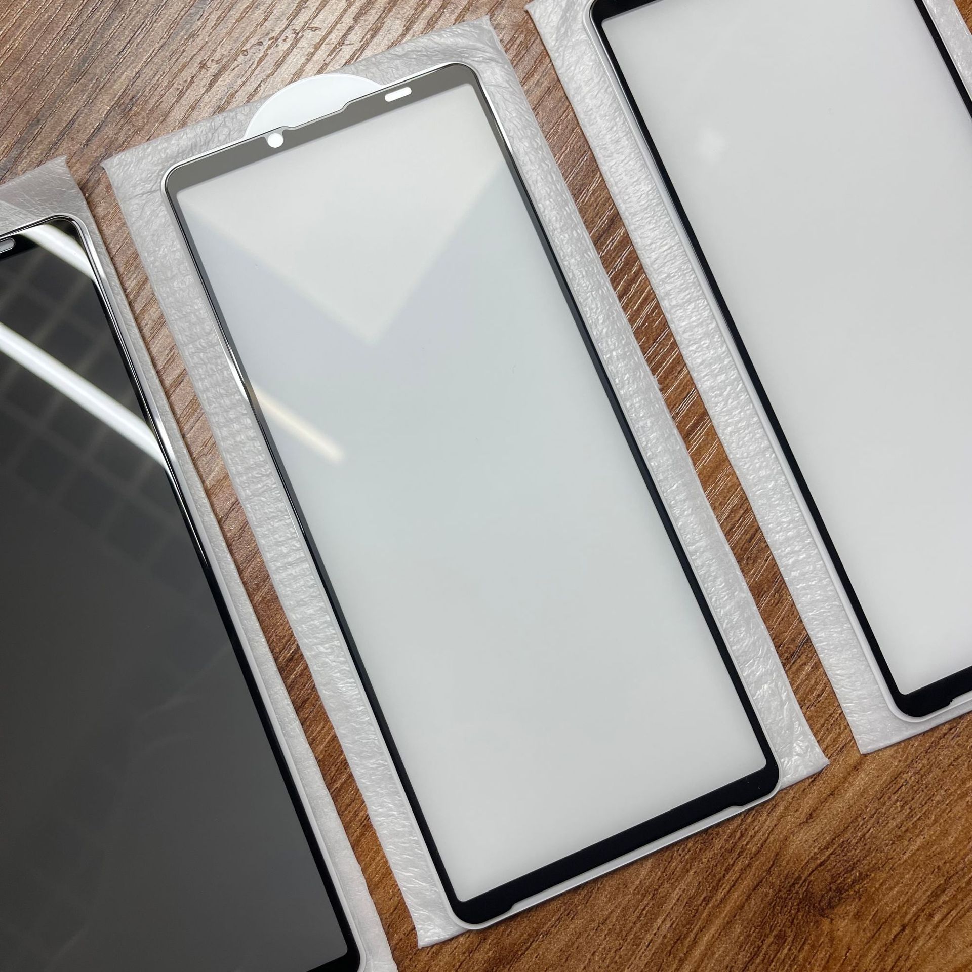 Aplicable a Sony Xperia10 - VI pantalla de película de tela de alta definición impresión de serigrafía película frontal de vidrio temperado