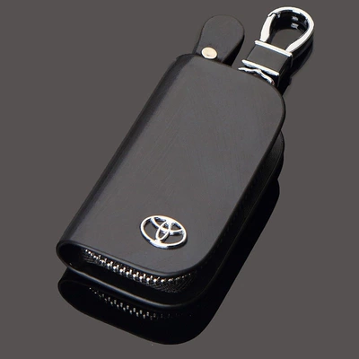 Car key bag, Key Cover - toyota-wood-grain-black