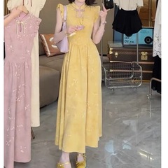 新中式【玄花清梦】夏季时尚气质百搭洋气减龄轻奢设计感连衣裙女