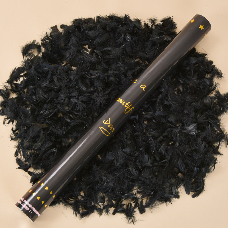 Plumas de regalo de casamiento de mano de regalo de cumpleaños de transmisión directa de regalo