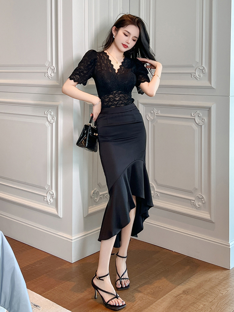 C9881 640K CHÂN VÁY ĐẦM NỮ CHOTDNG DÁNG CHỮ A MÙA HÈ KIỂU ĐUÔI CÁ THỜI TRANG NỮ G02 SẢN PHẨM MỚI