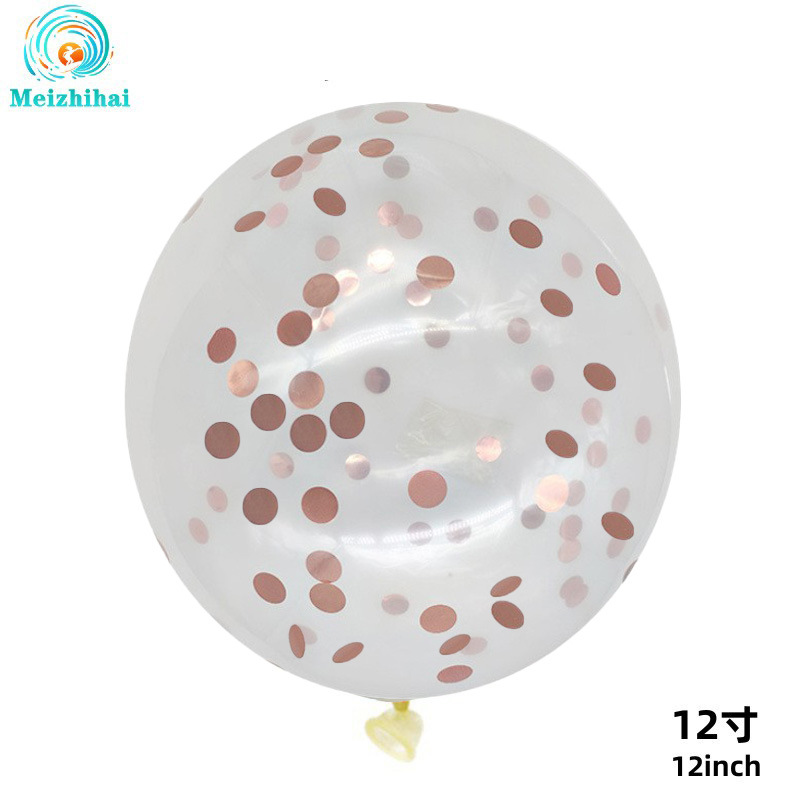 Bolas de lentejuelas de oro rosa 100 unidades/paquete
