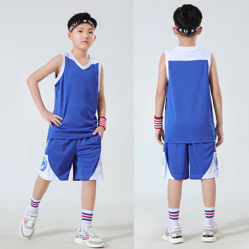 5XS–6XL Kids' Basketball Suit Set for Summer: Boys' Sports Wear for Elementary & Middle School Students—Perfect for Competition and Training
