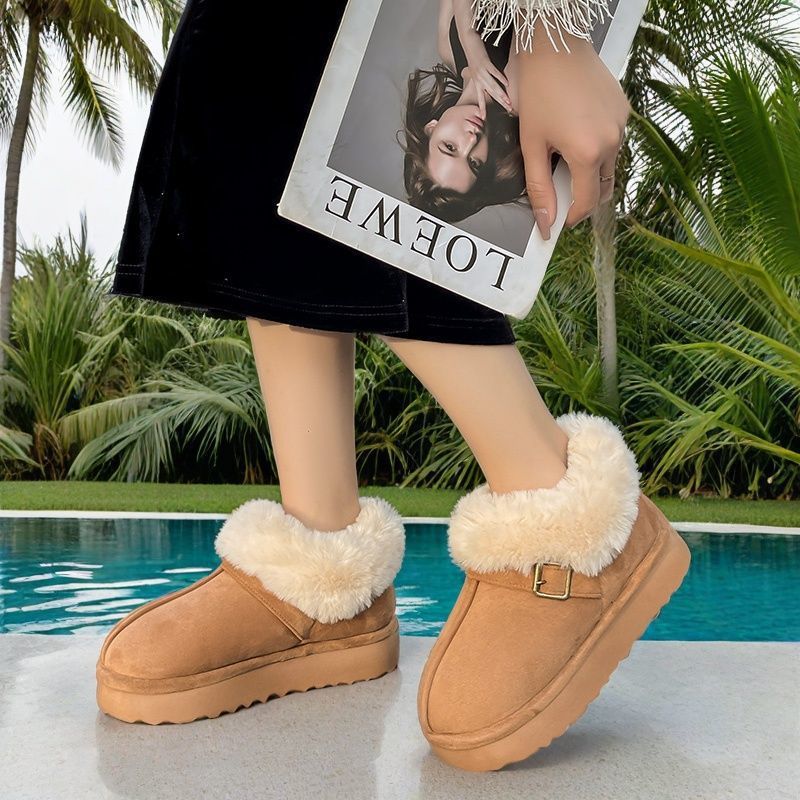 Thick-soled snow boots for women in winter 2025 new fashion outer…