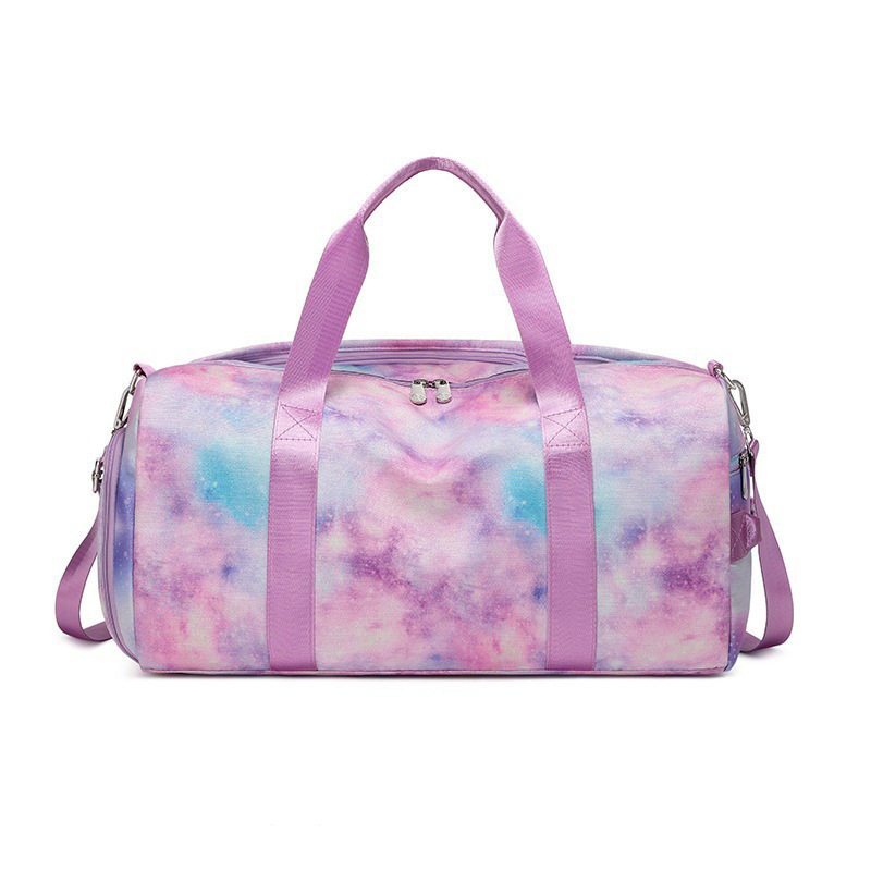 Bolso de viaje de ocio resistente al agua de gran capacidad explosivo transfronterizo, estampado de graffiti femenino, natación, fitness, bolsa de deporte, bolsa de lona