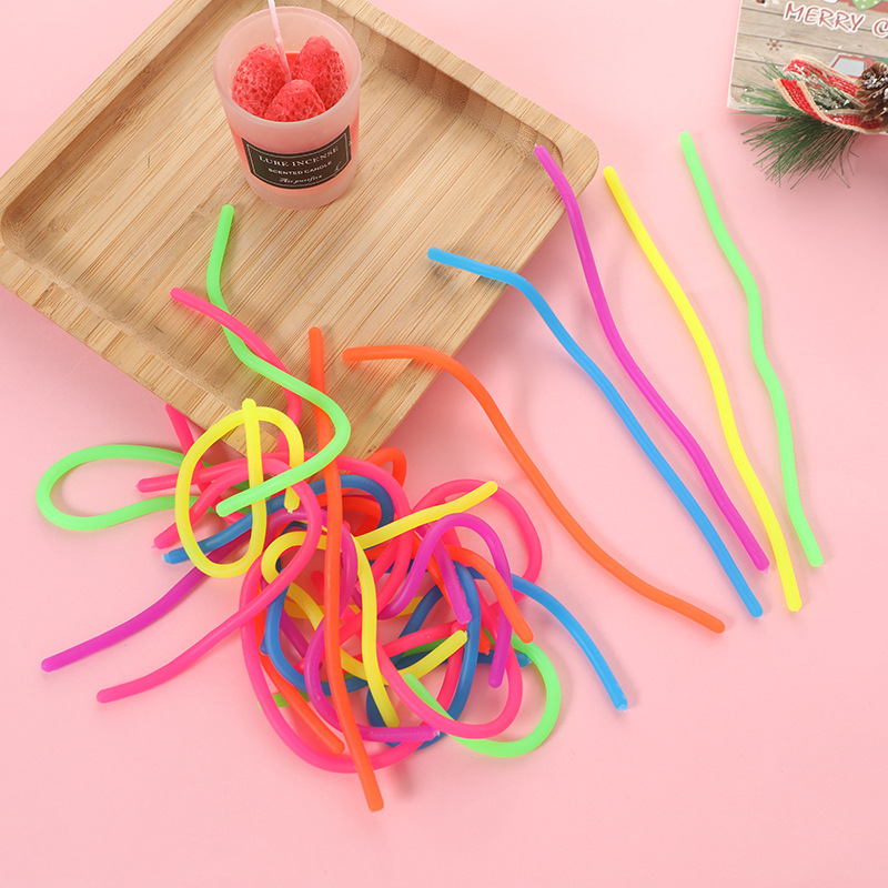 En stock nueva descompresión exótica tensión elástica fideos descompresión artefacto ventilación juguetes TPR fideos cuerda al por mayor