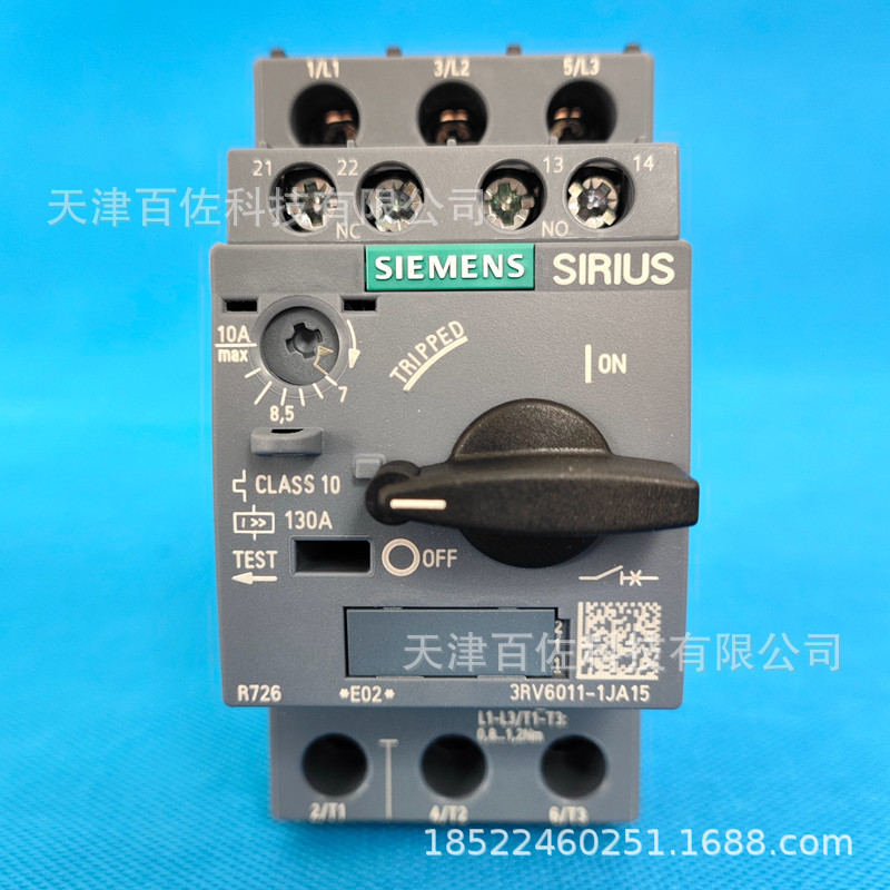 3RV6011-1JA15断路器西门子3RV6011-1JA15断路器塑壳断路器