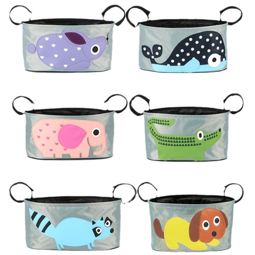 Cartoon Baby Stroller Hanging Bag, Electric Scooter Hanging Bag, Electric Bike Storage Basket, Baby Stroller Storage Bag, Mom's Storage Bag