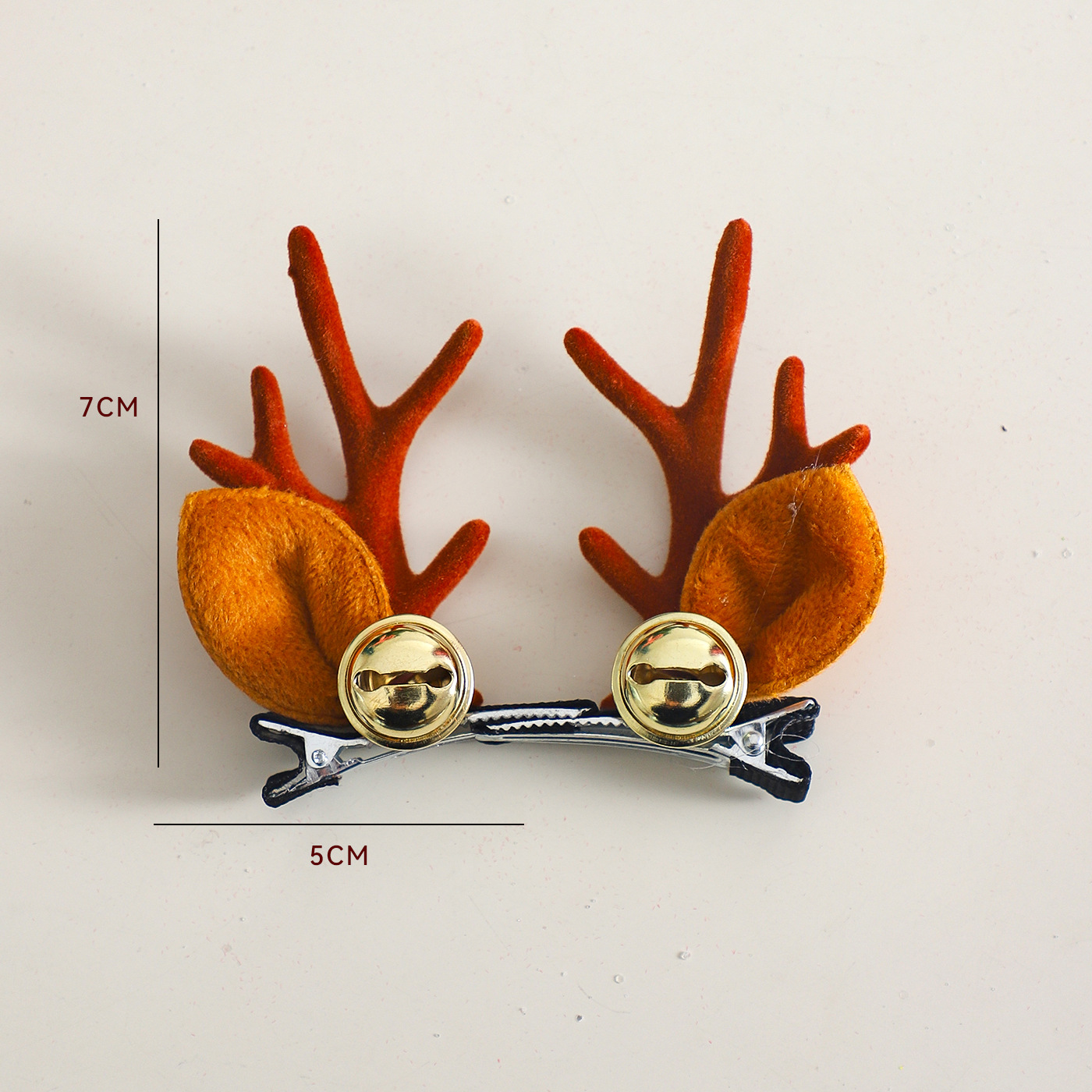 Decoración de árbol de Navidad de siete colores cordier corno de ciervo clips ornamentos embalaje de flores floral florista diy