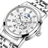 Waterproof fashionable mechanical men's watch, Switzerland, fully automatic