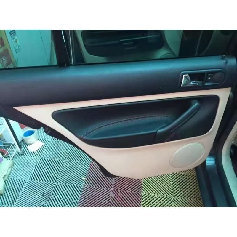 Suitable for Golf 4 and Old Bora Door Panel Leather Interior Renovation, Door Lining Leather, Door Trim Panel Leather, Handbrake Cover, Cross-Border