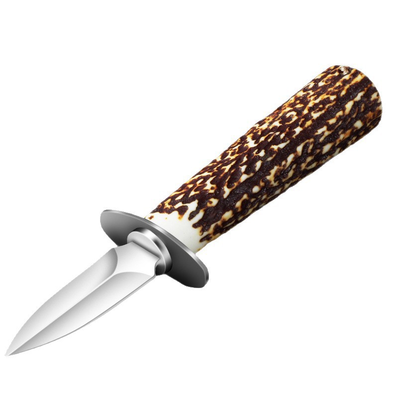 cuchillo de ostras, cuchillo de ostras doméstico, acero inoxidable, herramienta comercial de caparazón de ostras marinas