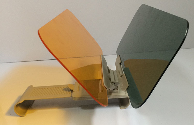 Anti-Glare Mirror for Cars, Day and Night Use, Car Sun Visor Night Vision Goggles, Anti-Dazzle and Anti-Glare for Drivers