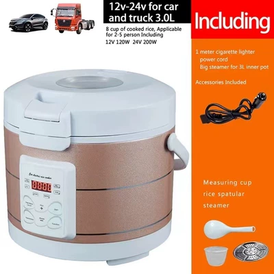 rice cooker 24v truck — Digər kiçik elektrik cihazlar - 3l-universal-car-12v-24v-computer-gold-line