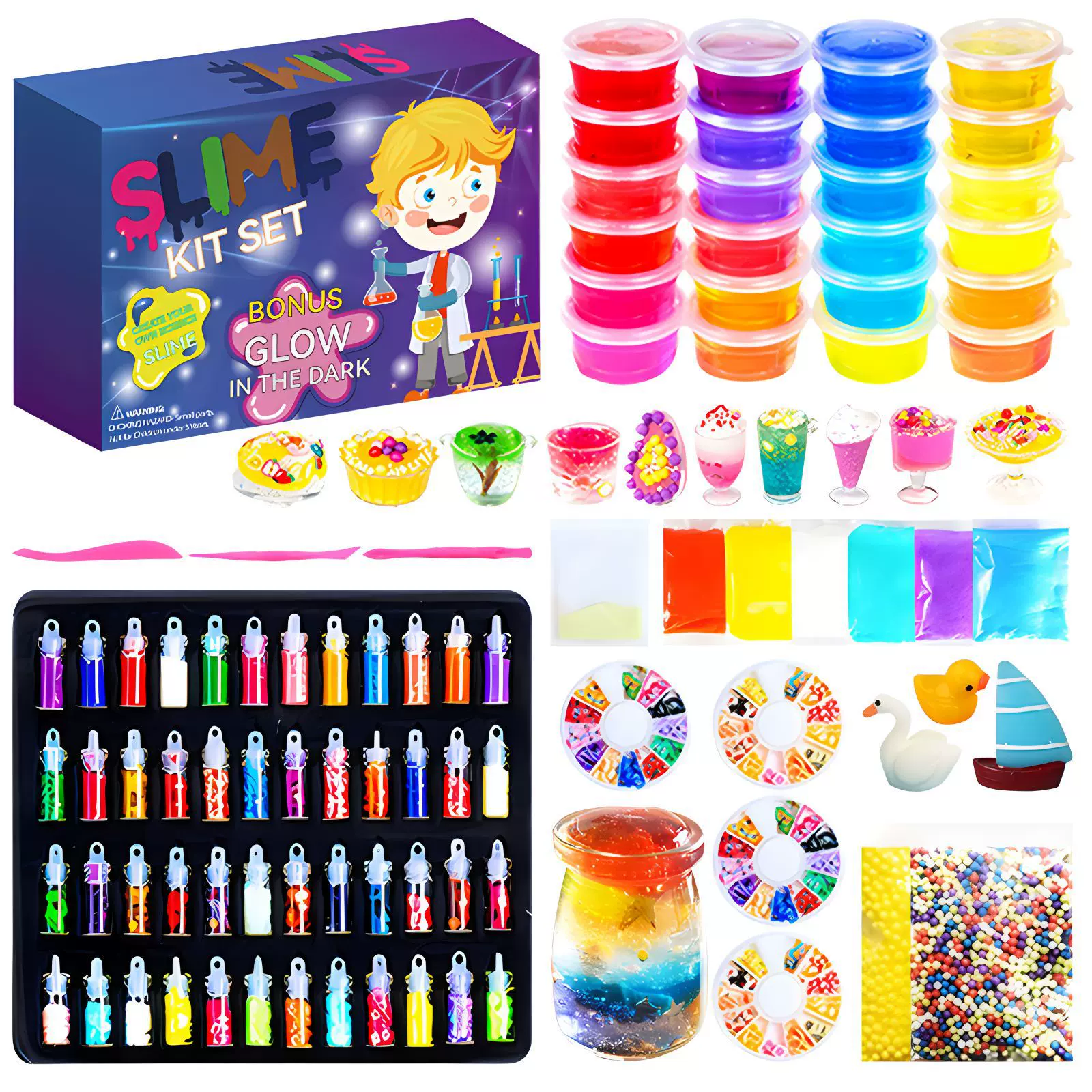 水晶泥史莱姆粘液果冻泥鼻涕泥沙皮胶戳戳泥透明泥星空泥泰透软泥