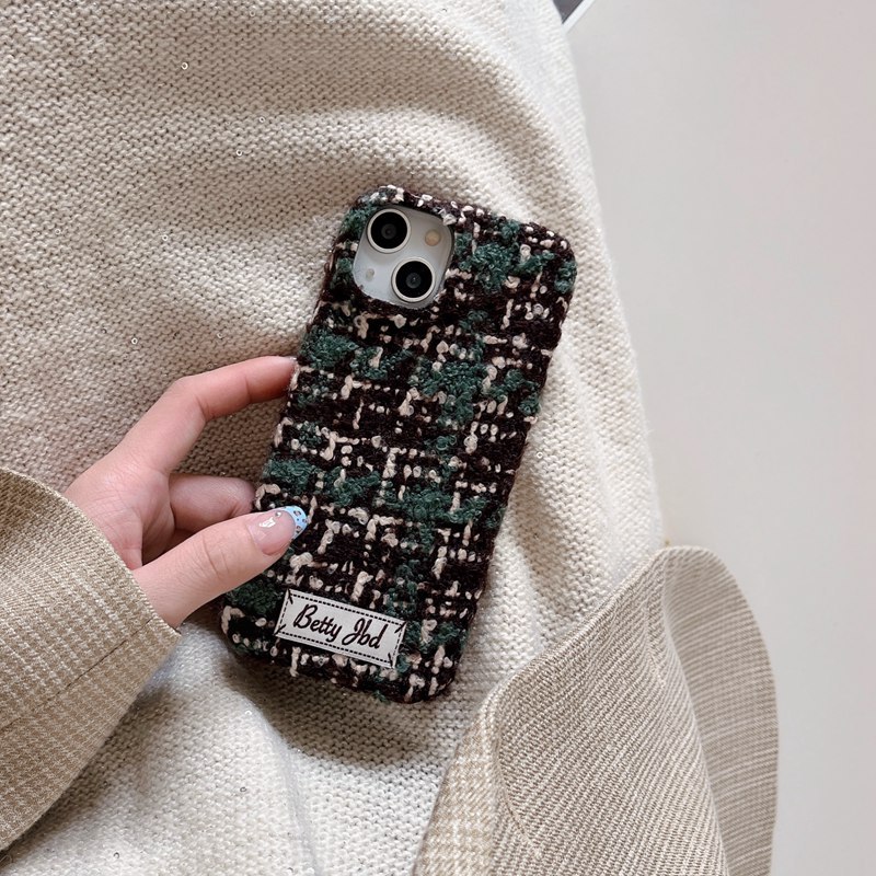 Velvet Phone Case For Iphone 16 Pro Max Patterned Cover_voghion.com