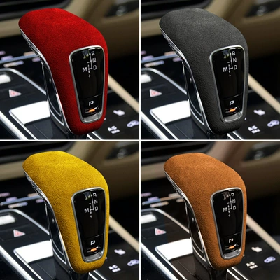 Sürətlər qutusu və əl tormozu başlıqları, accessories modified suede interior