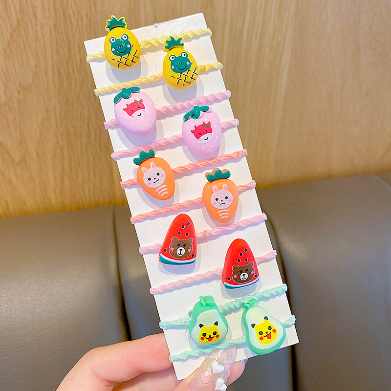 2022 nueva cuerda de pelo bebé corbata anillo de pelo tocado