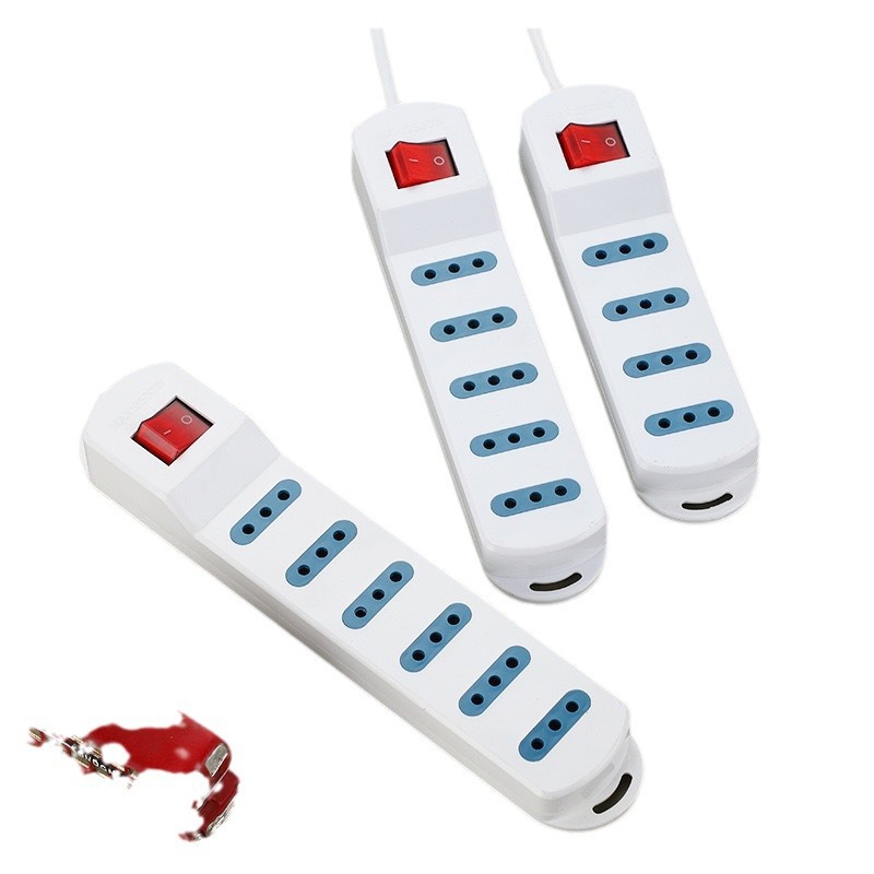 Italia enchufe de línea italiana USB con enchufe de interruptor Chile ULA Italia placa de cable de tracción fábrica de comercio exterior transfronteriza