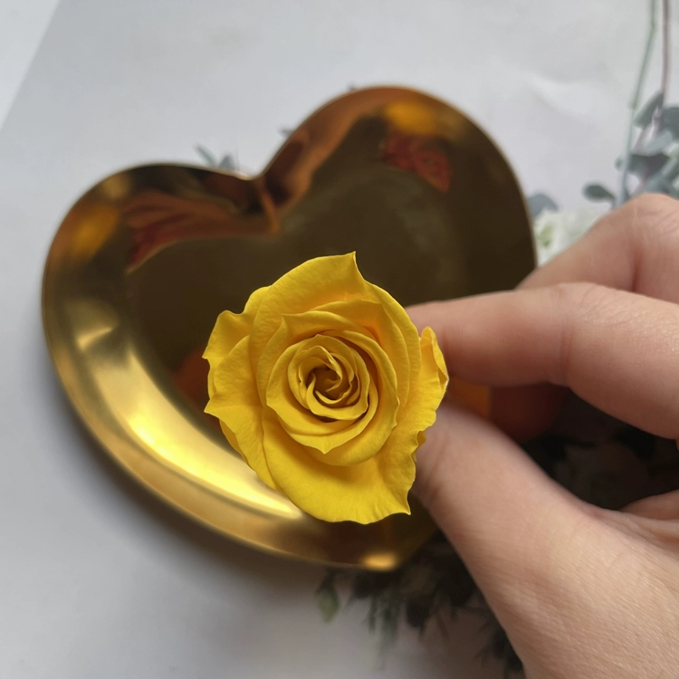 Материалы для DIY вечной жизни цветка, класс B, голова вечной розы 2–3 см, маленький брелок-розочка с основным материалом
