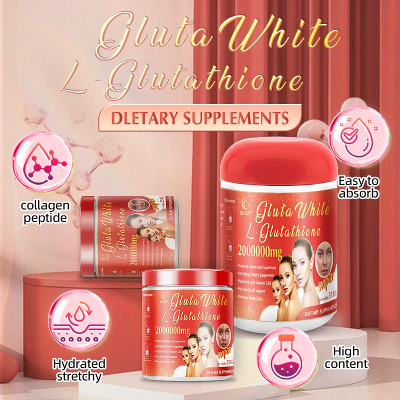 Трансграничные спотовые поставки Gluta White L-Glutathione Plus консервированный глутатион